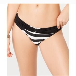 Michael Kors Black and White Bikini Bottom